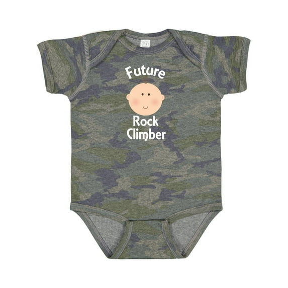 Inktastic Future Rock Climber Boys or Girls Baby Bodysuit