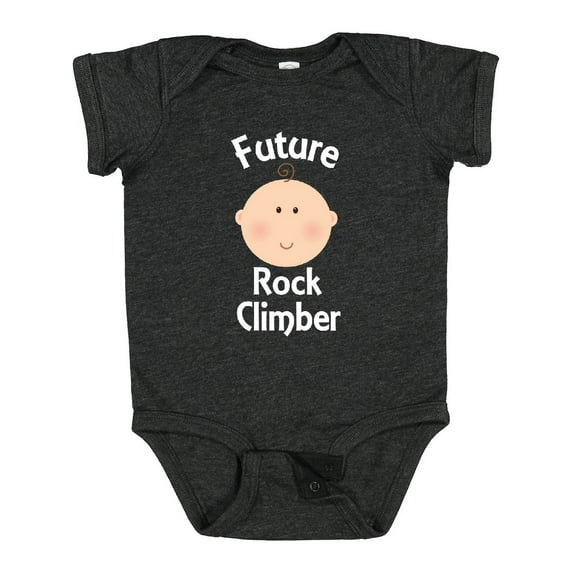 Inktastic Future Rock Climber Boys or Girls Baby Bodysuit