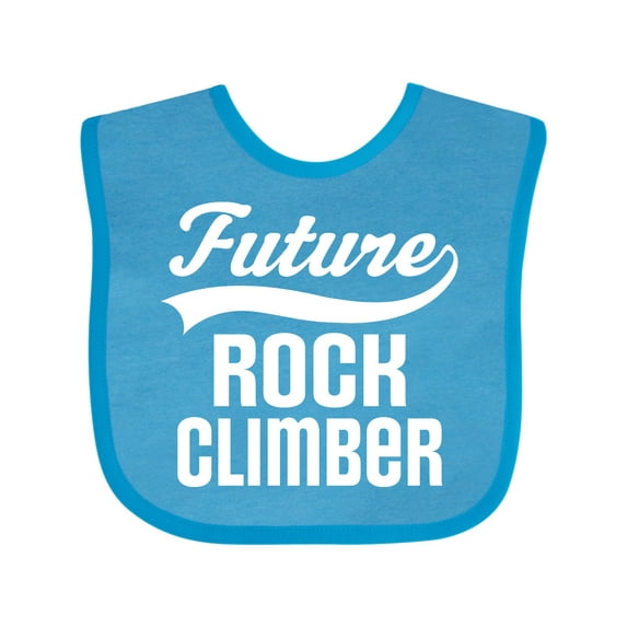 Inktastic Future Rock Climber Childs Climbing Boys or Girls Baby Bib