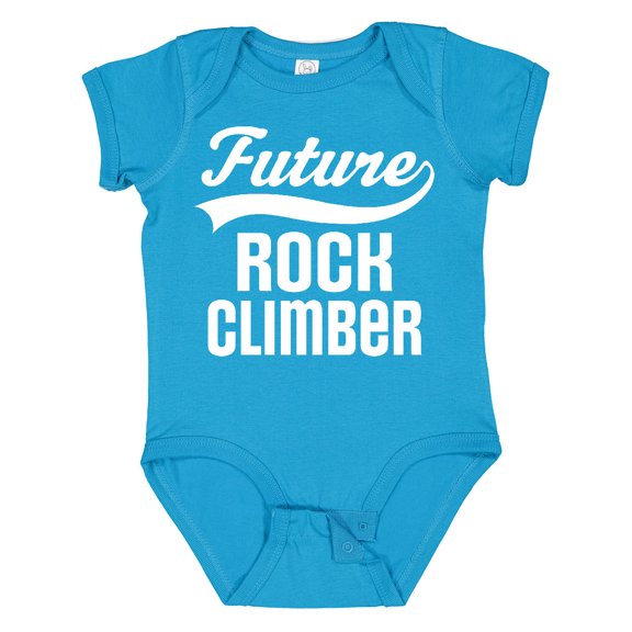 Inktastic Future Rock Climber Childs Climbing Boys or Girls Baby Bodysuit