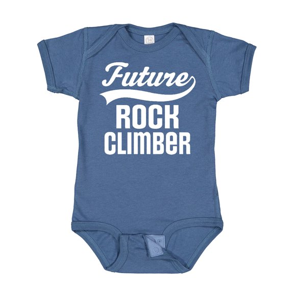 Inktastic Future Rock Climber Childs Climbing Boys or Girls Baby Bodysuit
