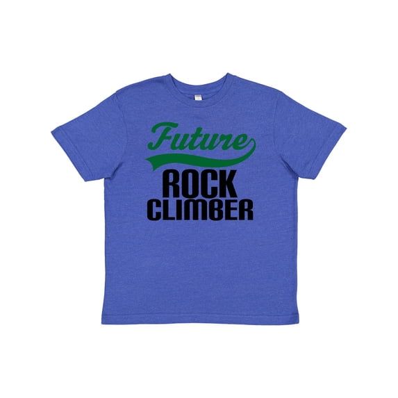 Inktastic Future Rock Climber Youth T-Shirt