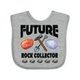 thumbnail image 1 of Inktastic Future Rock Collector Boys or Girls Baby Bib, 1 of 4