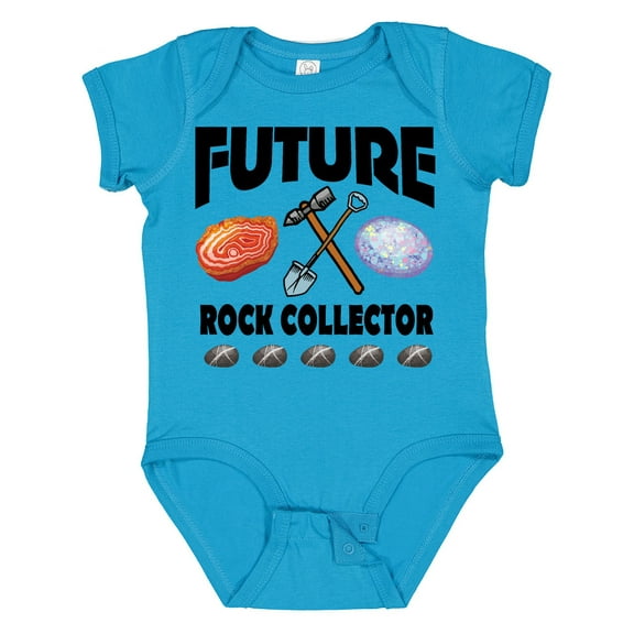 Inktastic Future Rock Collector Boys or Girls Baby Bodysuit