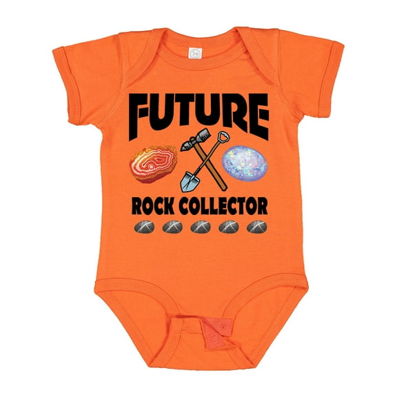 Inktastic Future Rock Collector Boys or Girls Baby Bodysuit
