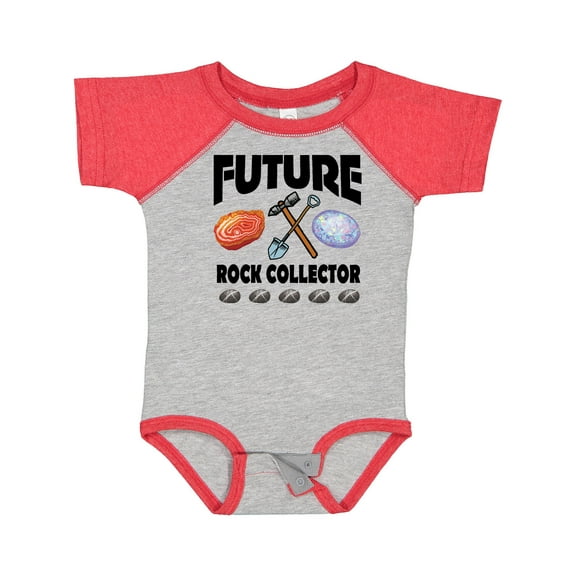 Inktastic Future Rock Collector Boys or Girls Baby Bodysuit