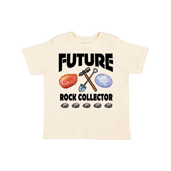 Inktastic Future Rock Collector Boys or Girls Toddler T-Shirt