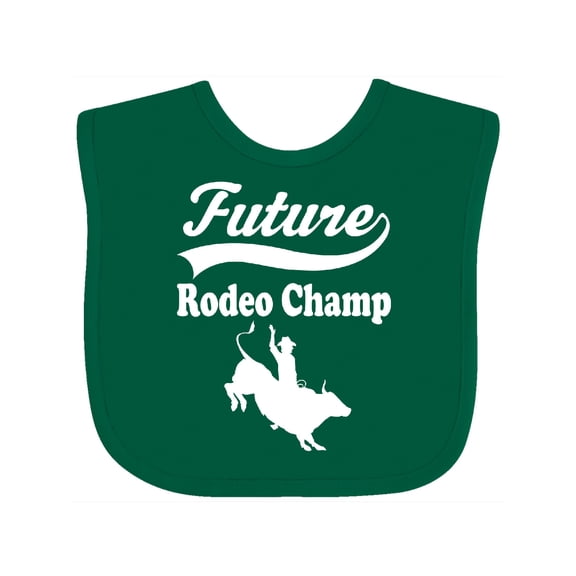 Inktastic Future Rodeo Champ Bull Rider Boys Baby Bib