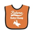 thumbnail image 1 of Inktastic Future Rodeo Champ Bull Rider Boys Baby Bib, 1 of 4