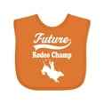 thumbnail image 1 of Inktastic Future Rodeo Champ Bull Rider Boys Baby Bib, 1 of 4