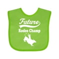 thumbnail image 1 of Inktastic Future Rodeo Champ Bull Rider Boys Baby Bib, 1 of 4