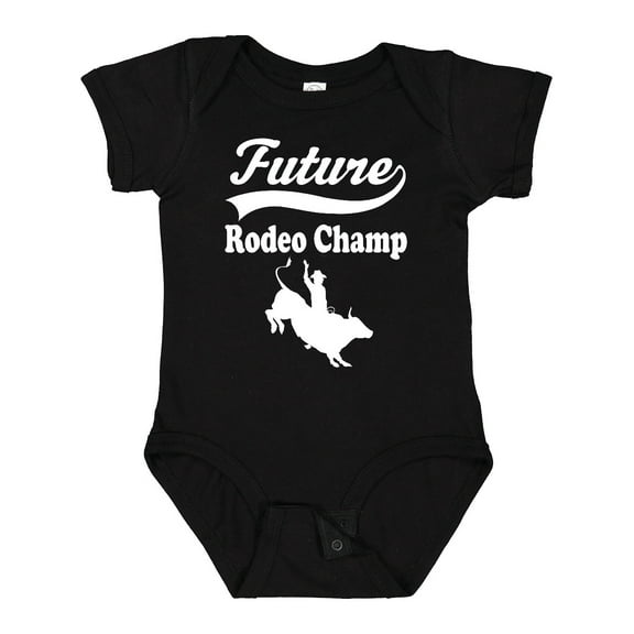 Inktastic Future Rodeo Champ Bull Rider Boys Baby Bodysuit
