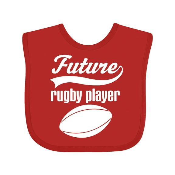 Inktastic Future Rugby Player Boys Baby Bib