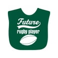 thumbnail image 1 of Inktastic Future Rugby Player Boys Baby Bib, 1 of 4