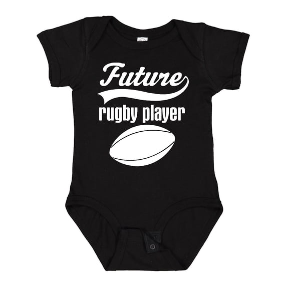 Inktastic Future Rugby Player Boys Baby Bodysuit