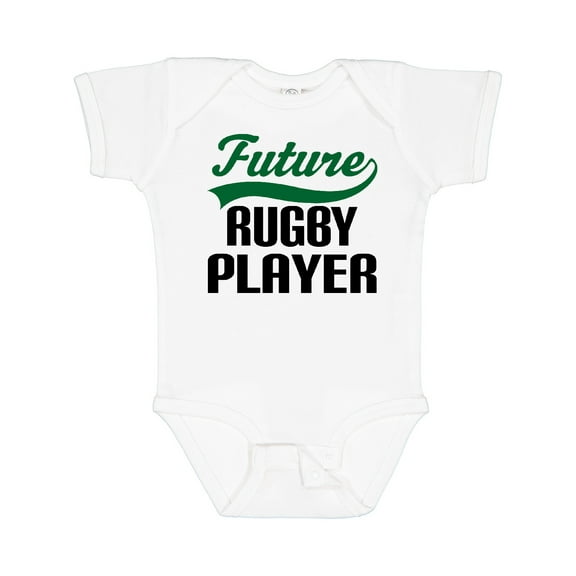 Inktastic Future Rugby Player Boys Baby Bodysuit