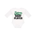 thumbnail image 1 of Inktastic Future Rugby Player Boys Long Sleeve Baby Bodysuit, 1 of 5