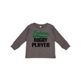 thumbnail image 1 of Inktastic Future Rugby Player Boys Long Sleeve Toddler T-Shirt, 1 of 5
