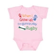thumbnail image 1 of Inktastic Future Rugby Player Boys or Girls Baby Bodysuit, 1 of 5
