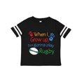 thumbnail image 1 of Inktastic Future Rugby Player Boys or Girls Toddler T-Shirt, 1 of 5