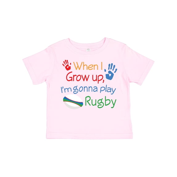 Inktastic Future Rugby Player Boys or Girls Toddler T-Shirt