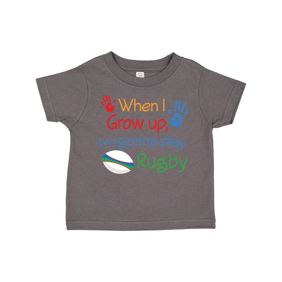 Inktastic Future Rugby Player Boys or Girls Toddler T-Shirt