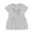 thumbnail image 1 of Inktastic Future Rugby Player Girls Baby Dress, 1 of 5