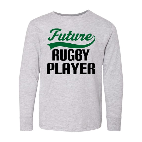 Inktastic Future Rugby Player Long Sleeve Youth T-Shirt