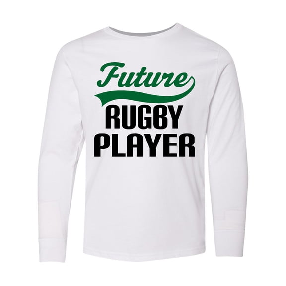 Inktastic Future Rugby Player Long Sleeve Youth T-Shirt