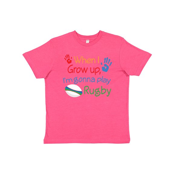 Inktastic Future Rugby Player Youth T-Shirt