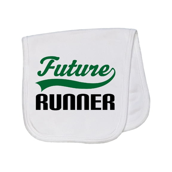 Inktastic Future Runner Baby Burp Cloth