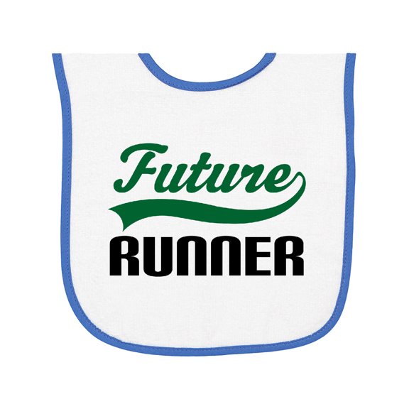 Inktastic Future Runner Baby Terry Cloth Bib