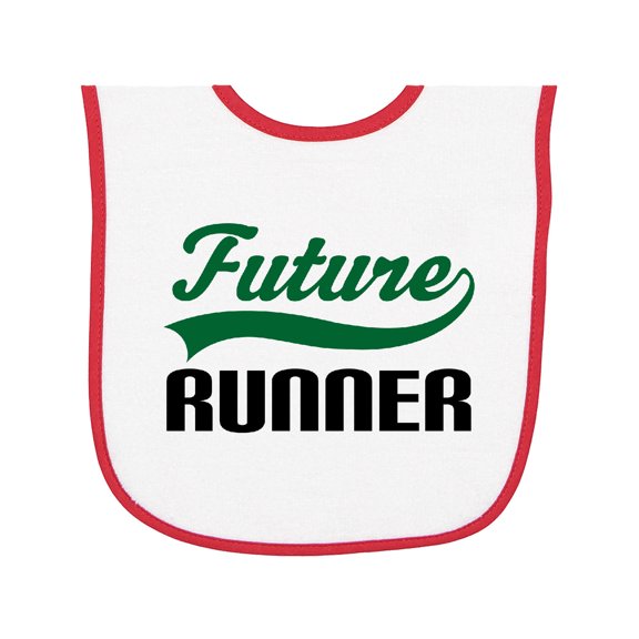 Inktastic Future Runner Baby Terry Cloth Bib