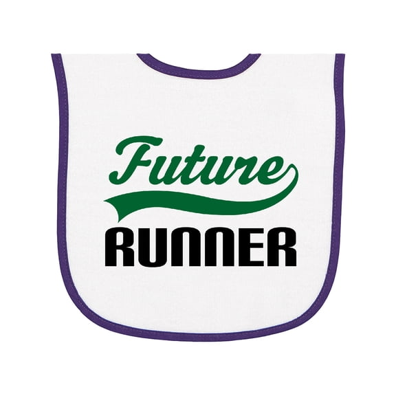 Inktastic Future Runner Baby Terry Cloth Bib