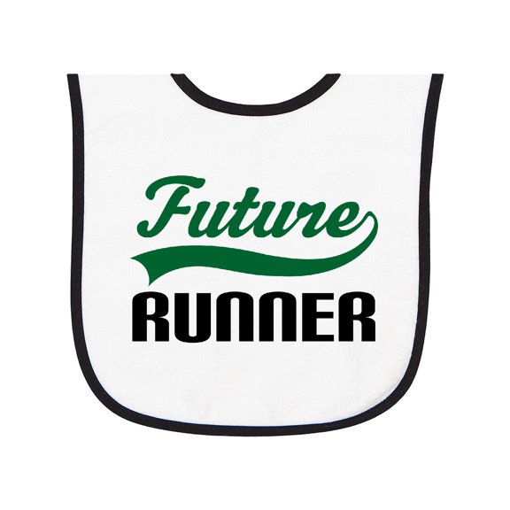 Inktastic Future Runner Baby Terry Cloth Bib