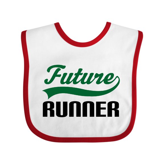 Inktastic Future Runner Boys Baby Bib