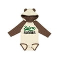 thumbnail image 1 of Inktastic Future Runner Boys Long Sleeve Baby Bodysuit, 1 of 5