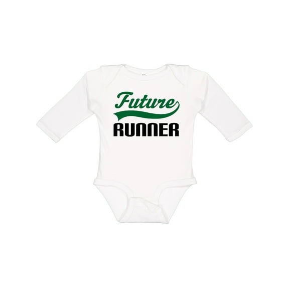 Inktastic Future Runner Boys Long Sleeve Baby Bodysuit