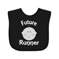 thumbnail image 1 of Inktastic Future Runner Boys or Girls Baby Bib, 1 of 4