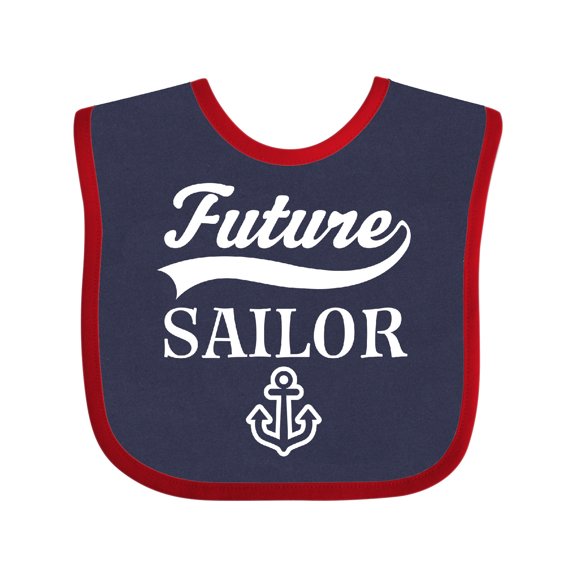 Inktastic Future Sailor Kids Sailing Boys Baby Bib
