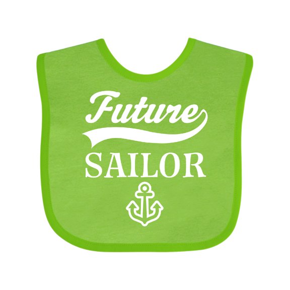 Inktastic Future Sailor Kids Sailing Boys Baby Bib