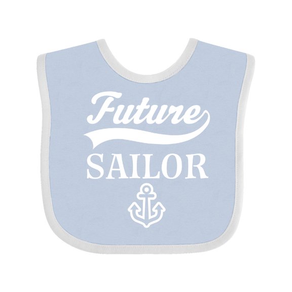 Inktastic Future Sailor Kids Sailing Boys Baby Bib