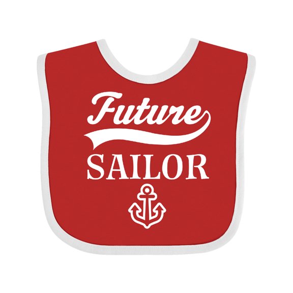 Inktastic Future Sailor Kids Sailing Boys Baby Bib