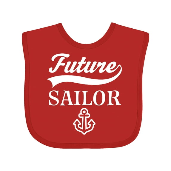 Inktastic Future Sailor Kids Sailing Boys Baby Bib