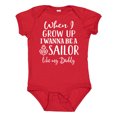 thumbnail image 1 of Inktastic Future Sailor Like Daddy Boys Baby Bodysuit, 1 of 5