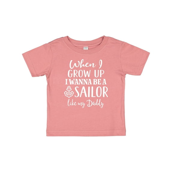 Inktastic Future Sailor Like Daddy Boys Baby T-Shirt