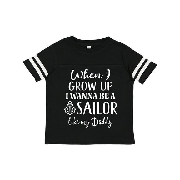 Inktastic Future Sailor Like Daddy Boys Toddler T-Shirt