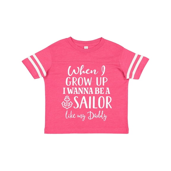 Inktastic Future Sailor Like Daddy Boys Toddler T-Shirt