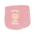thumbnail image 1 of Inktastic Future Salsa Dancer Baby Burp Cloth, 1 of 3