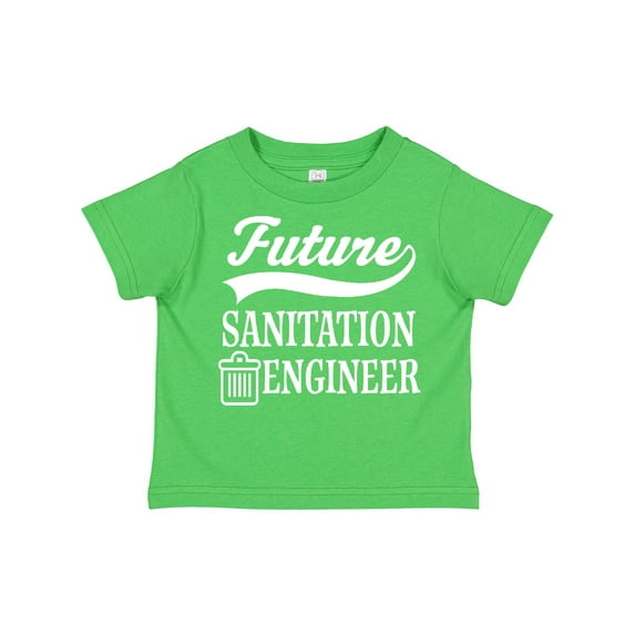 Inktastic Future Sanitation Engineer Job Boys or Girls Toddler T-Shirt
